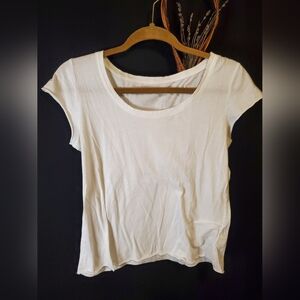 Eileen Fischer 100% Organic Cotton White Women's Tshirt